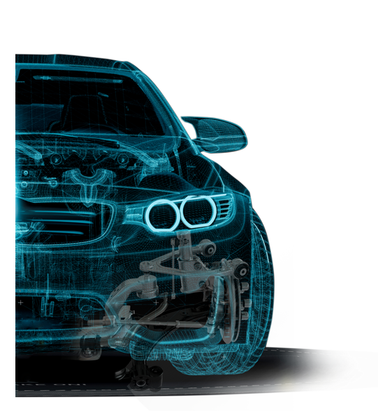 Car with Parts